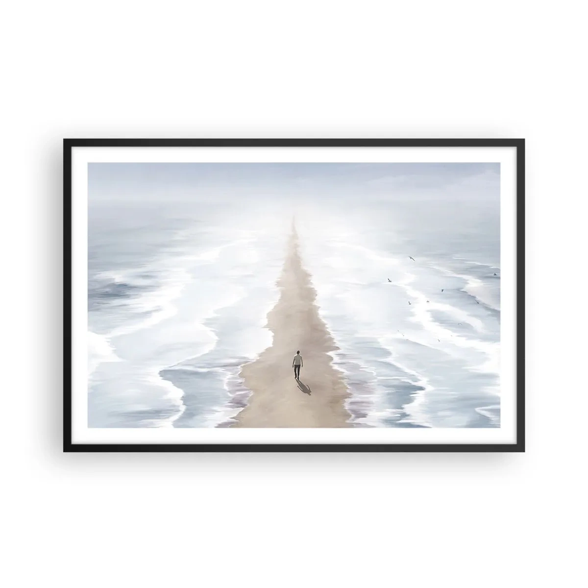 Pôster com moldura preta - Um futuro brilhante - 91x61 cm