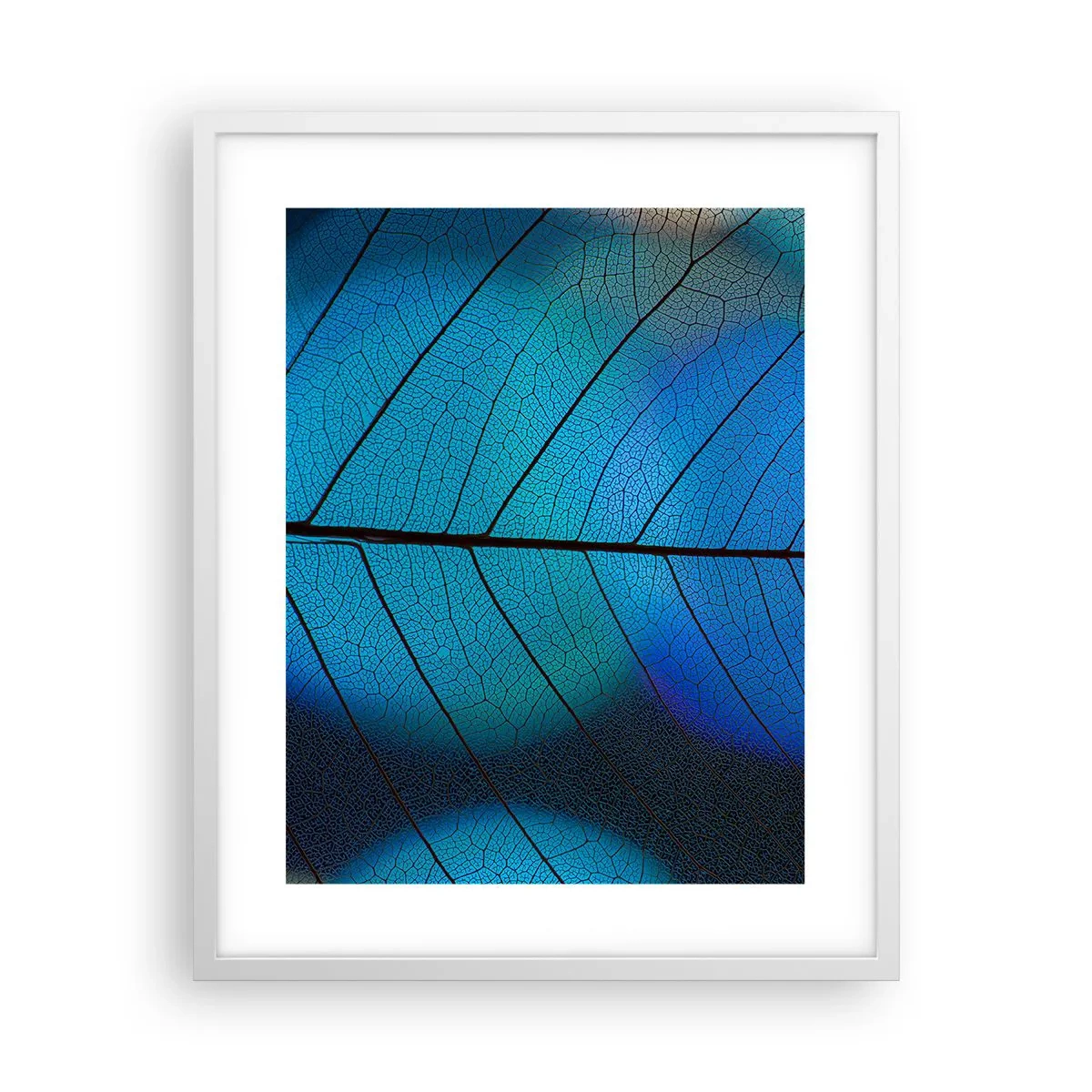 Pôster em moldura branca - Construção complexa - 40x50 cm