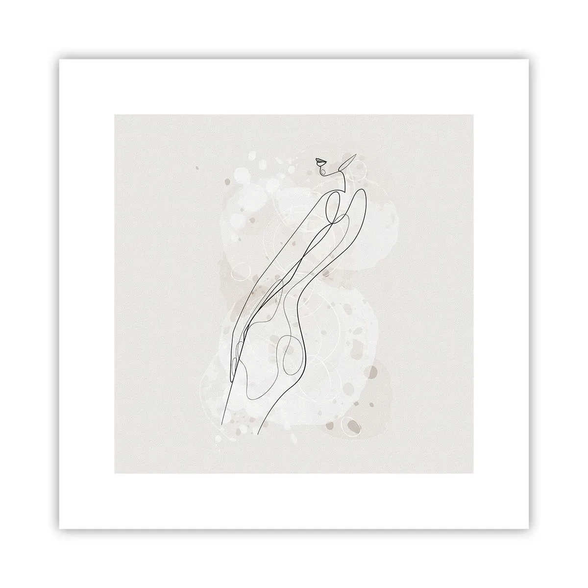 Pôster - Errar o olhar - 30x30 cm