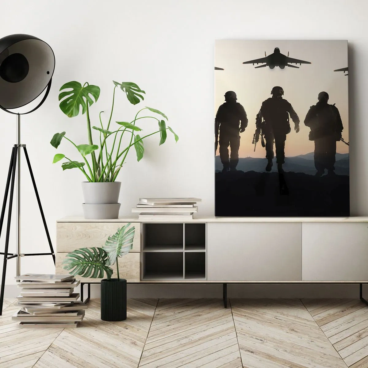 Quadro em tela - Bem-vindo ao nosso mundo - 80x120 cm