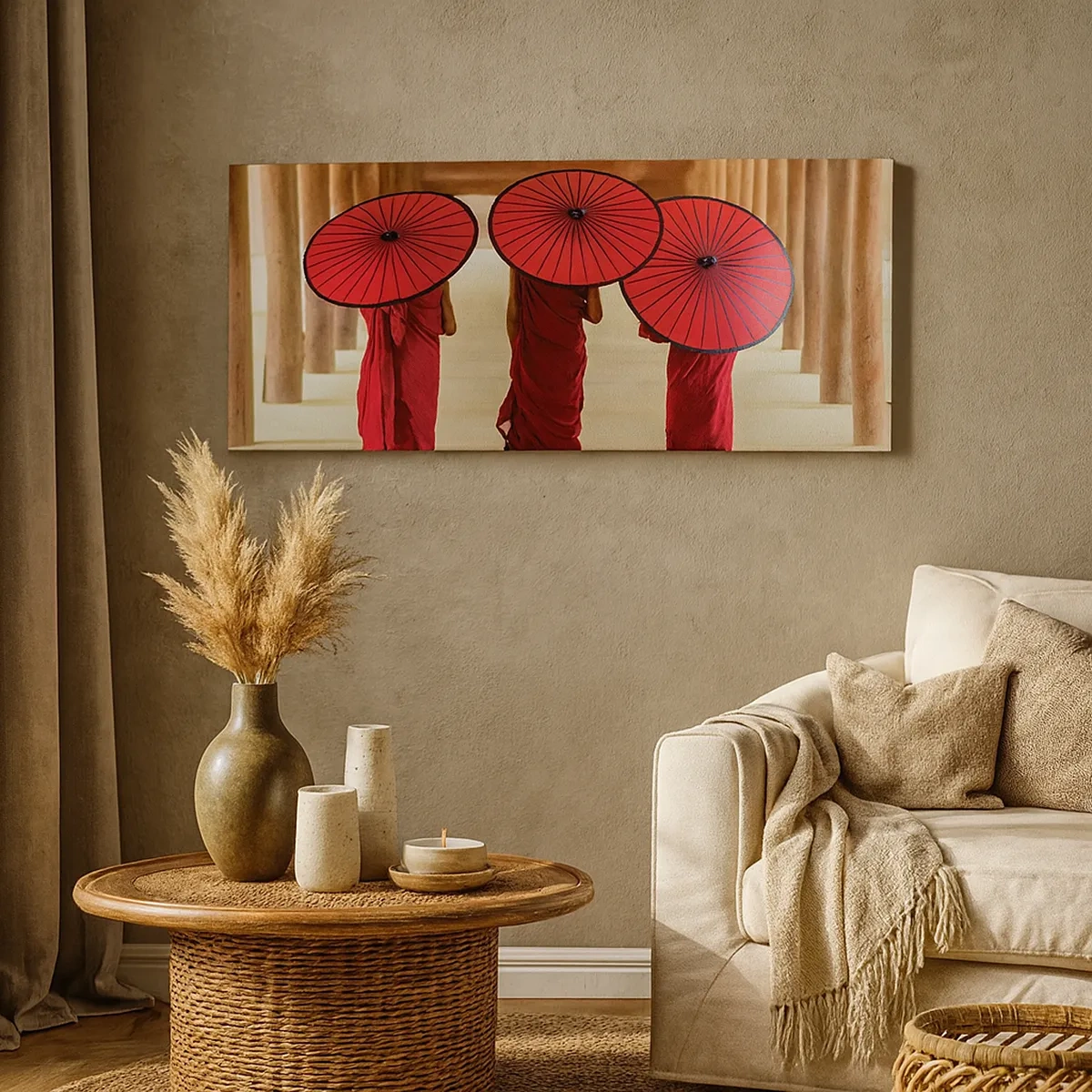 Quadro em tela - A caminho da Terra Pura - 30x30 cm