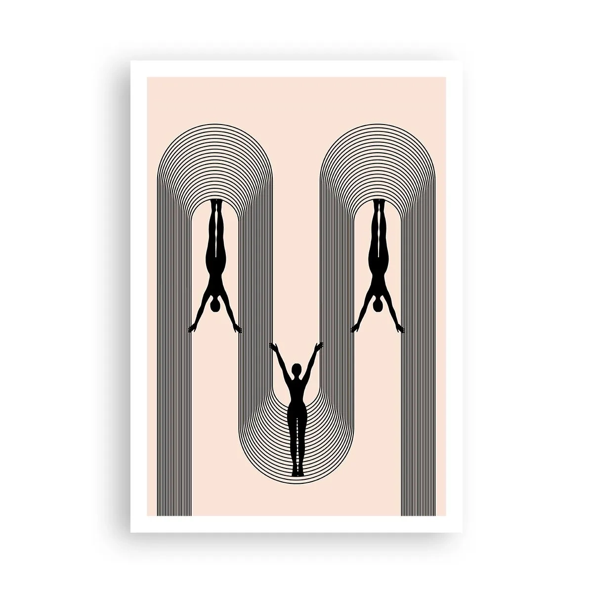 Pôster - De cabeça para baixo - 70x100 cm