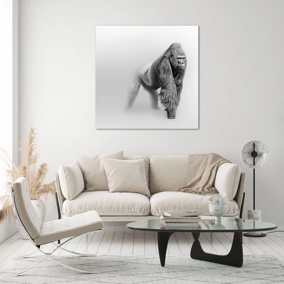 Quadro em vidro - Confiante na sua força - 50x50 cm