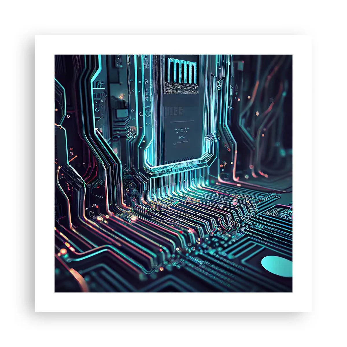Pôster - Só estou a pensar... - 50x50 cm