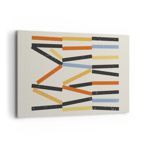 Quadro em tela - Composição ao nível - 120x80 cm