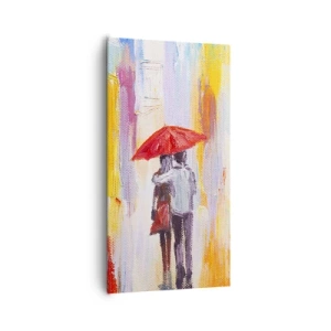 Quadro em tela - Que continue a chover - 65x120 cm