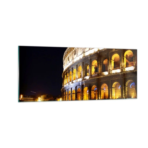 Quadro em vidro - É hora das Olimpíadas - 100x40 cm