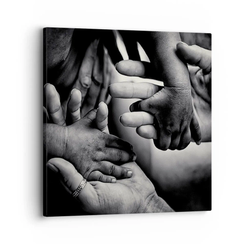 Quadro em tela - Ser humano - 30x30 cm