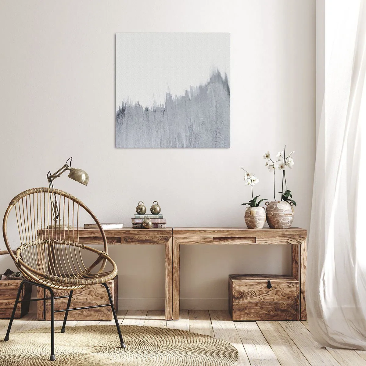 Quadro em tela - Um registo misterioso - 60x60 cm