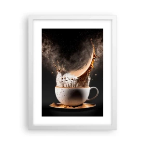 Pôster em moldura branca - Uma explosão de sabor - 30x40 cm