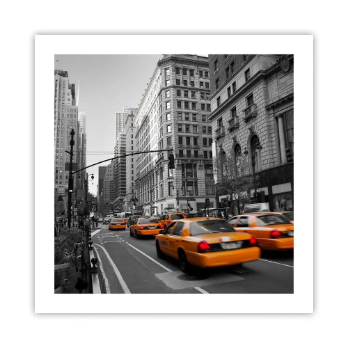 Pôster - Sol da cidade grande - 50x50 cm