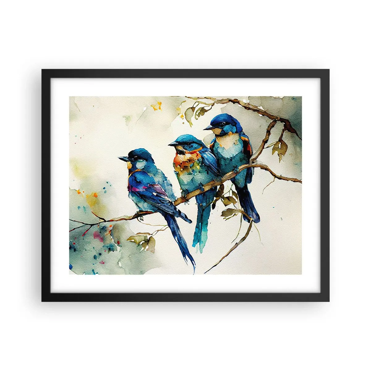 Pôster com moldura preta - Ele ficou ofendido? - 50x40 cm