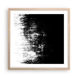 Pôster com moldura de carvalho claro - E o vencedor é... - 50x50 cm