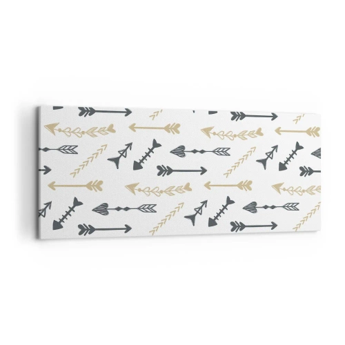 Quadro em tela - O sonho do arqueiro - 120x50 cm