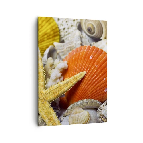 Quadro em tela - Tesouros do oceano - 50x70 cm