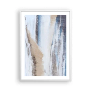 Pôster em moldura branca - Composição de inverno - 50x70 cm