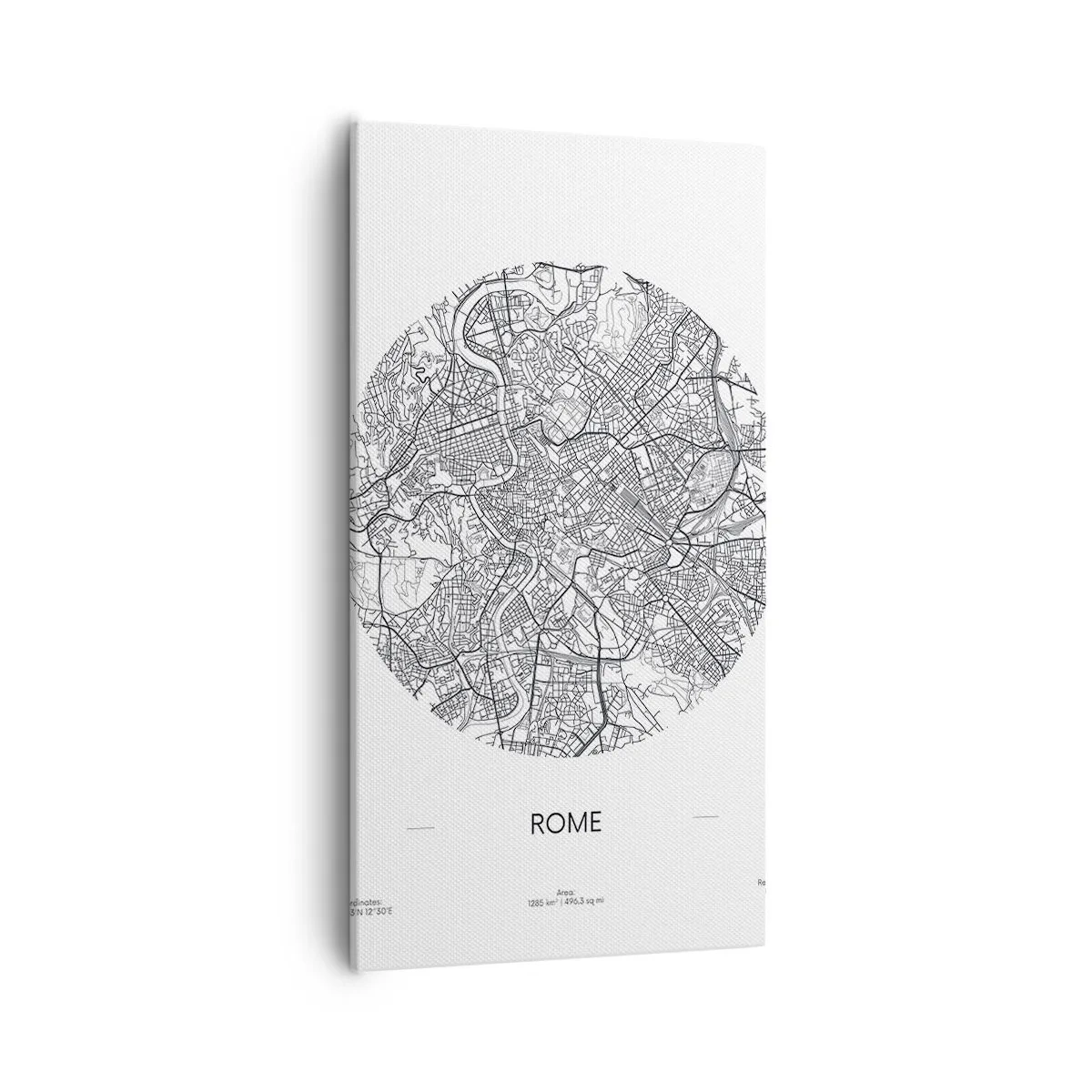 Quadro em tela - Anatomia de Roma - 55x100 cm