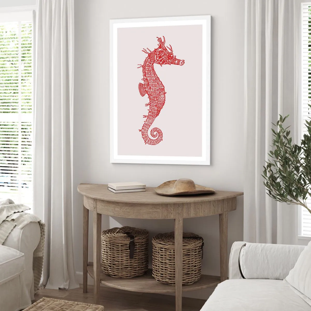 Pôster em moldura branca - Uma criatura complexa - 61x91 cm