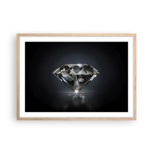 Pôster com moldura de carvalho claro - Best girls friend - 70x50 cm