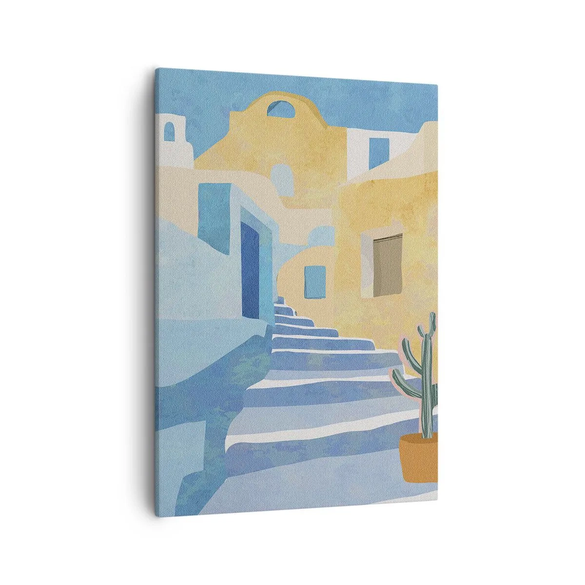 Quadro em tela - Um dia em uma cidade árabe - 50x70 cm