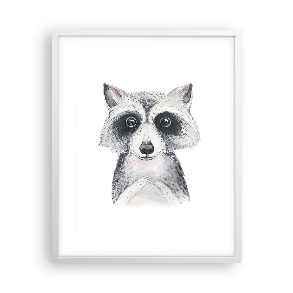 Pôster em moldura branca - Um momento de emoção - 40x50 cm