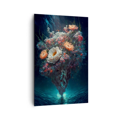 Quadro em tela - Um estranho jardim - 80x120 cm