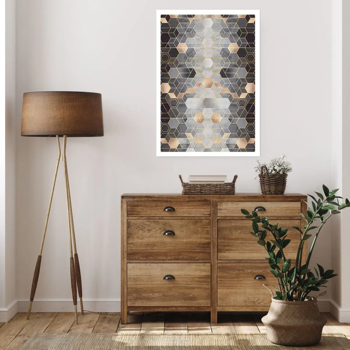 Pôster - Composição do diamante - 61x91 cm