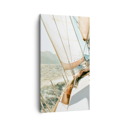 Quadro em tela - Sob a vela - 45x80 cm