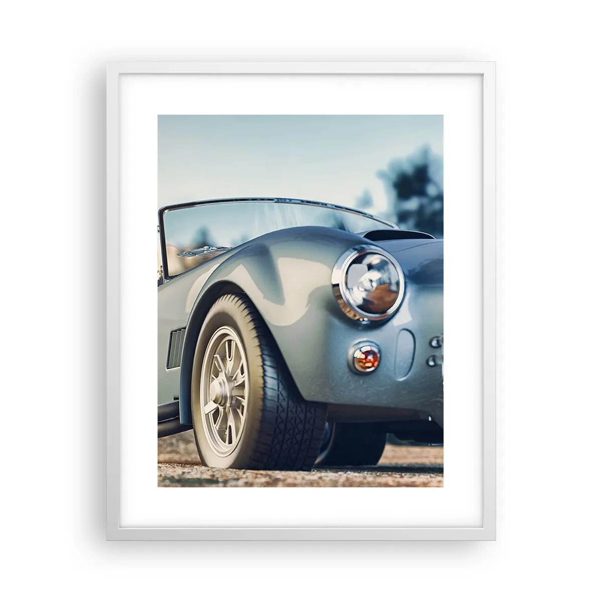 Pôster em moldura branca - Porque o estilo conta - 40x50 cm