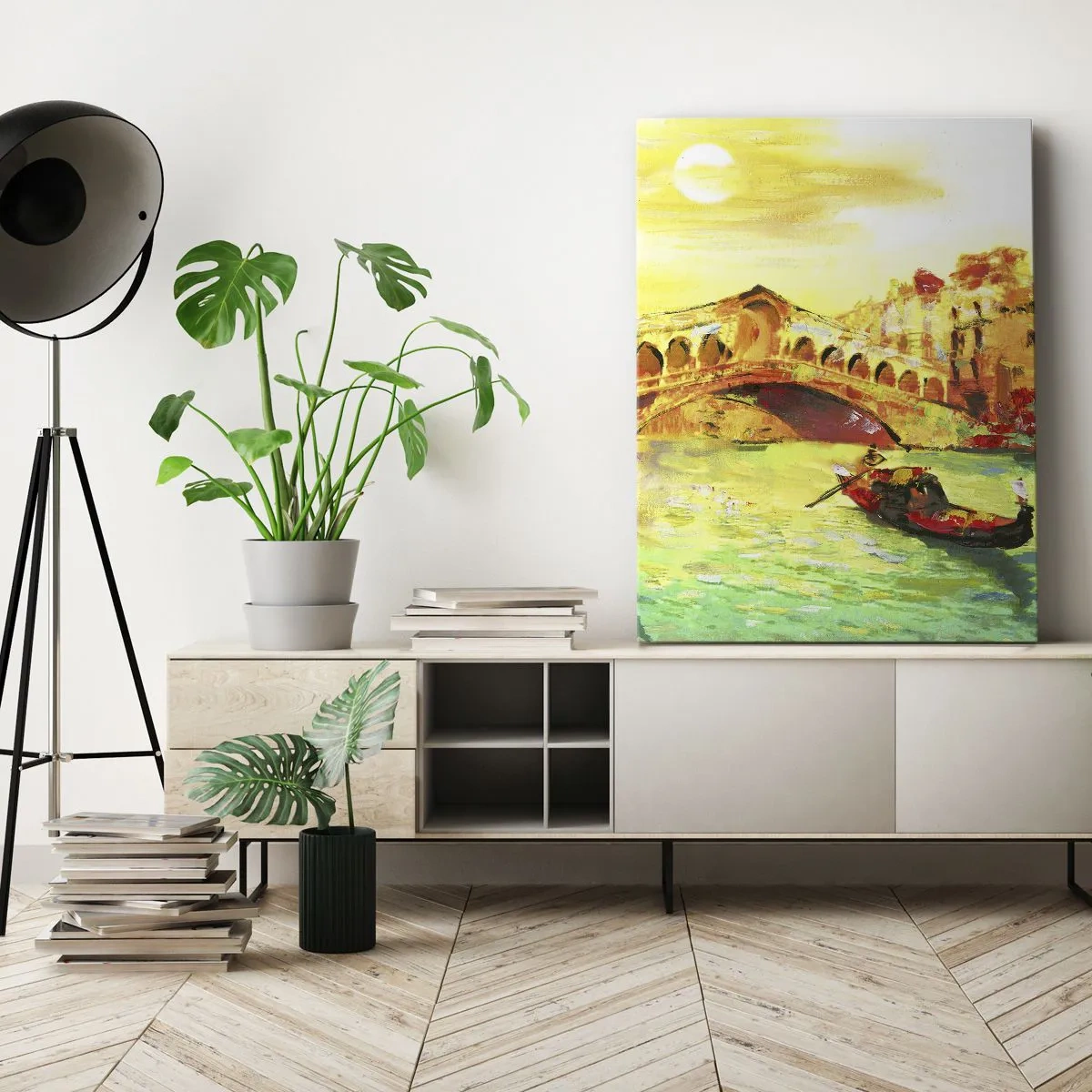 Quadro em tela - Romaria dos amantes - 50x70 cm