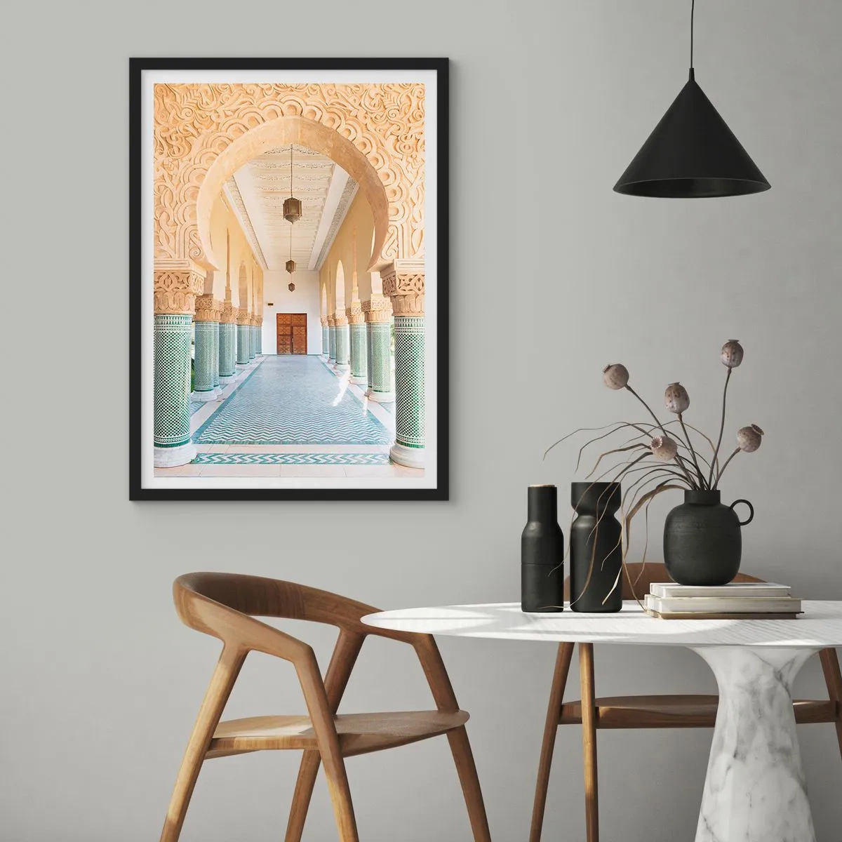 Pôster com moldura preta - Das histórias de Scheherazade - 70x100 cm