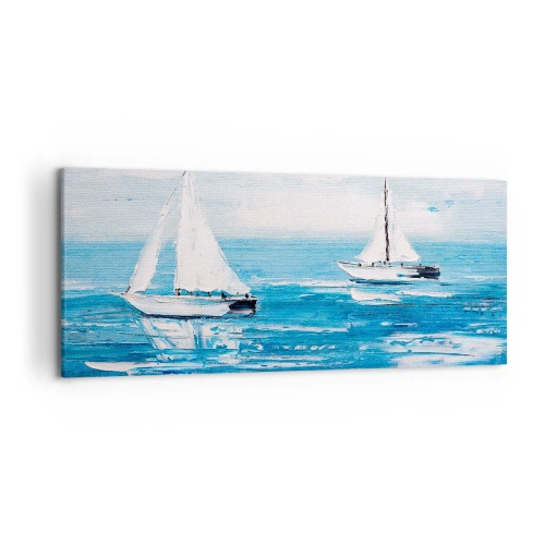 Quadro em tela - Com um amigo ao meu lado - 120x50 cm