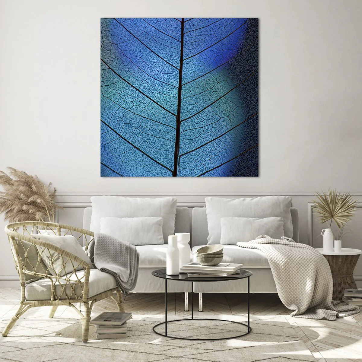 Quadro em vidro - Construção complexa - 70x70 cm