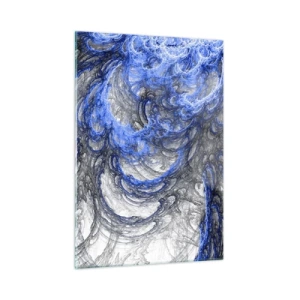 Quadro em vidro - O nascimento de uma onda - 50x70 cm