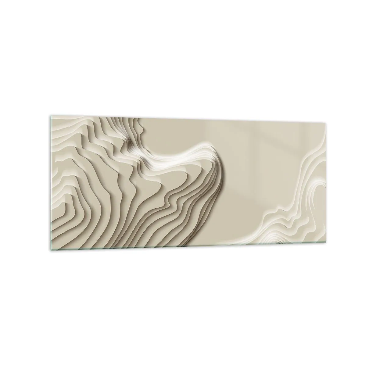 Quadro em vidro - Topografia da arte - 120x50 cm
