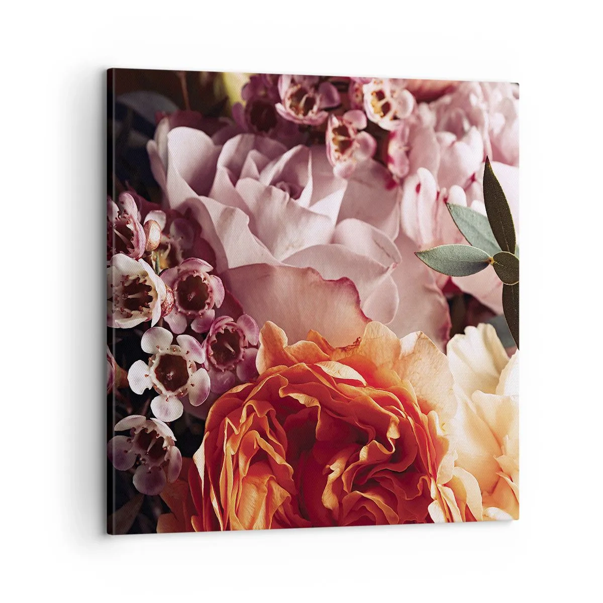 Quadro em tela - Envolto em beleza - 60x60 cm