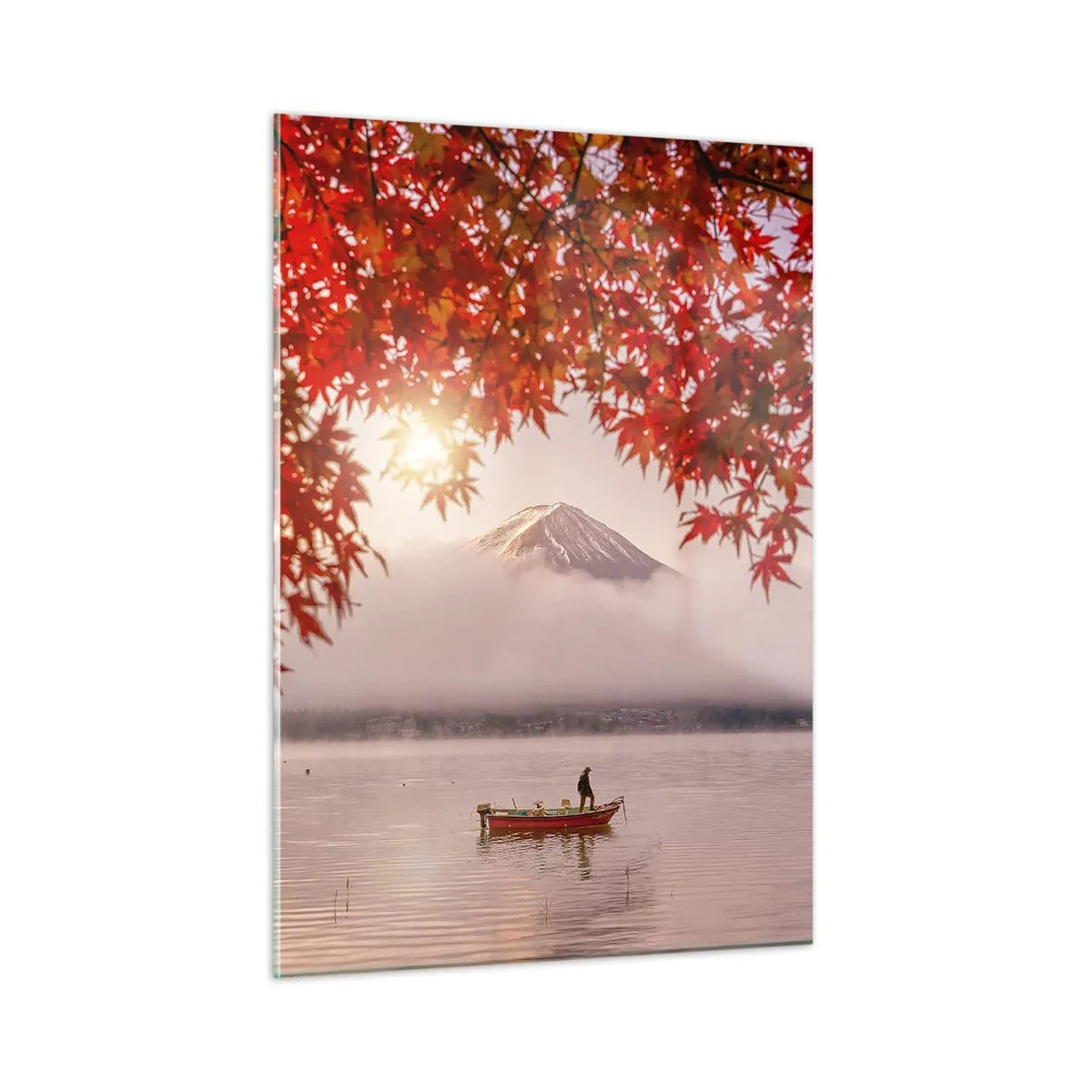 Quadro em vidro - No clima japonês - 50x70 cm