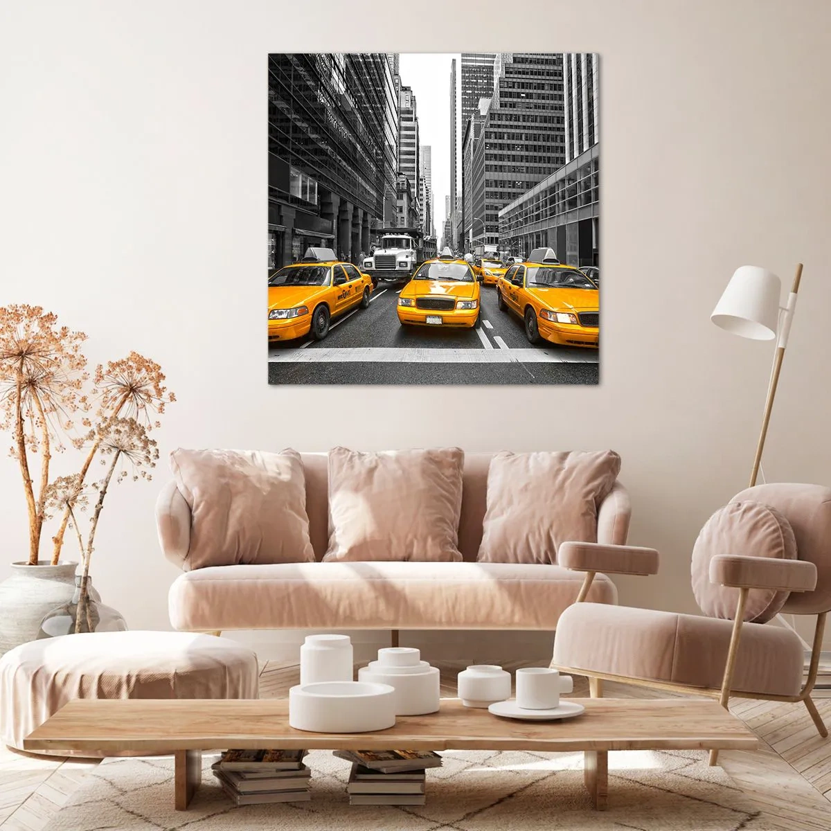 Quadro em tela - Somos a cor da cidade - 40x40 cm