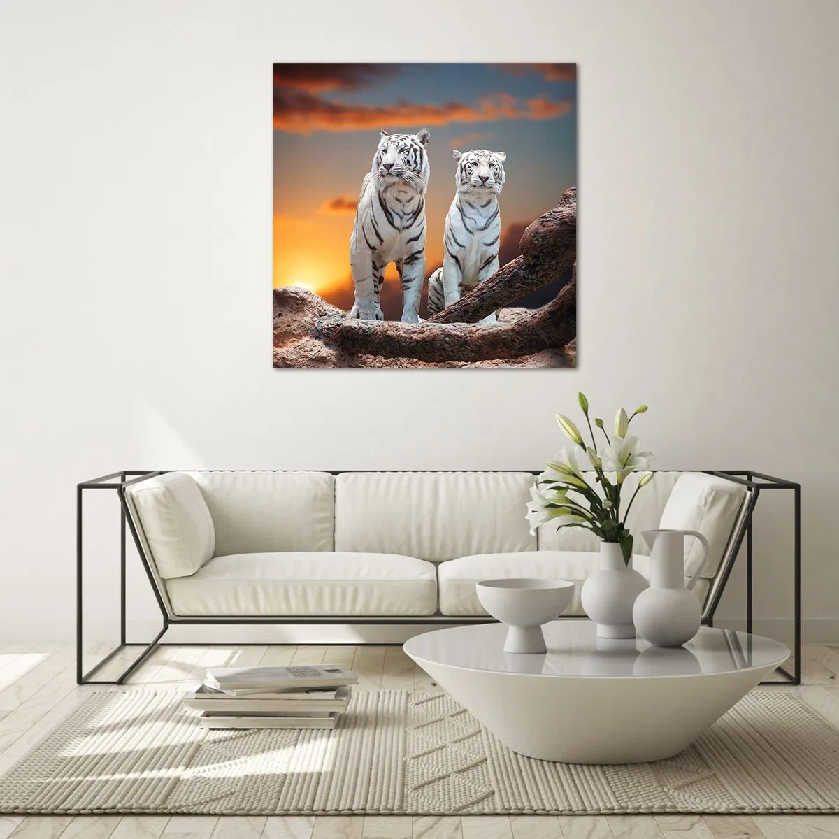 Quadro em vidro - Tal como em Nárnia - 60x60 cm