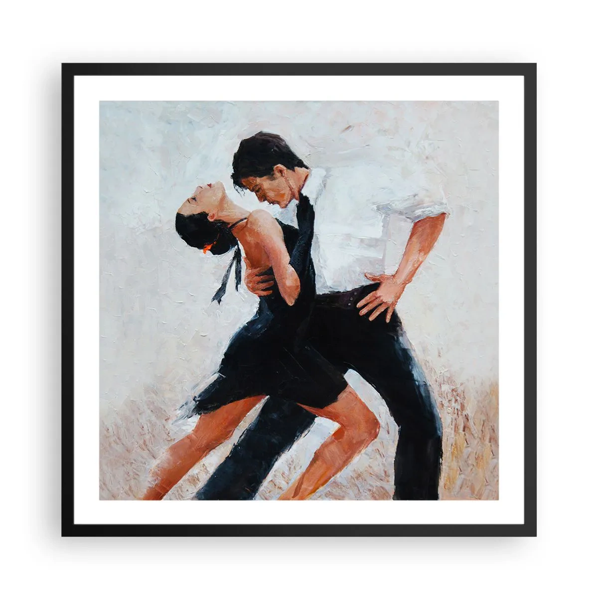 Pôster com moldura preta - O tango dos meus sonhos  - 60x60 cm