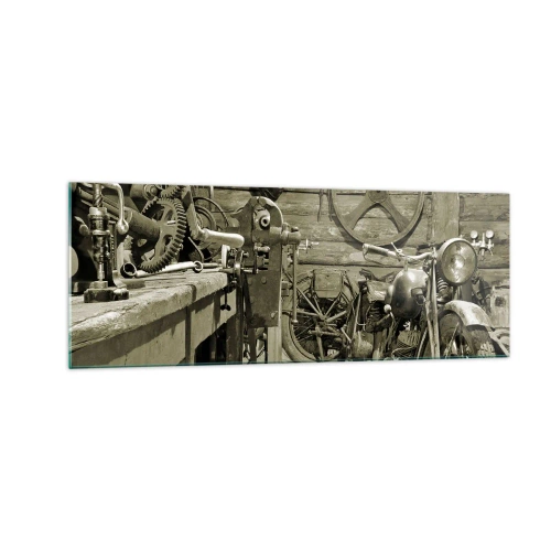 Quadro em vidro - No depósito do tio Jorge - 140x50 cm