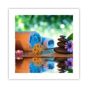 Pôster - Tempo para o corpo - 40x40 cm