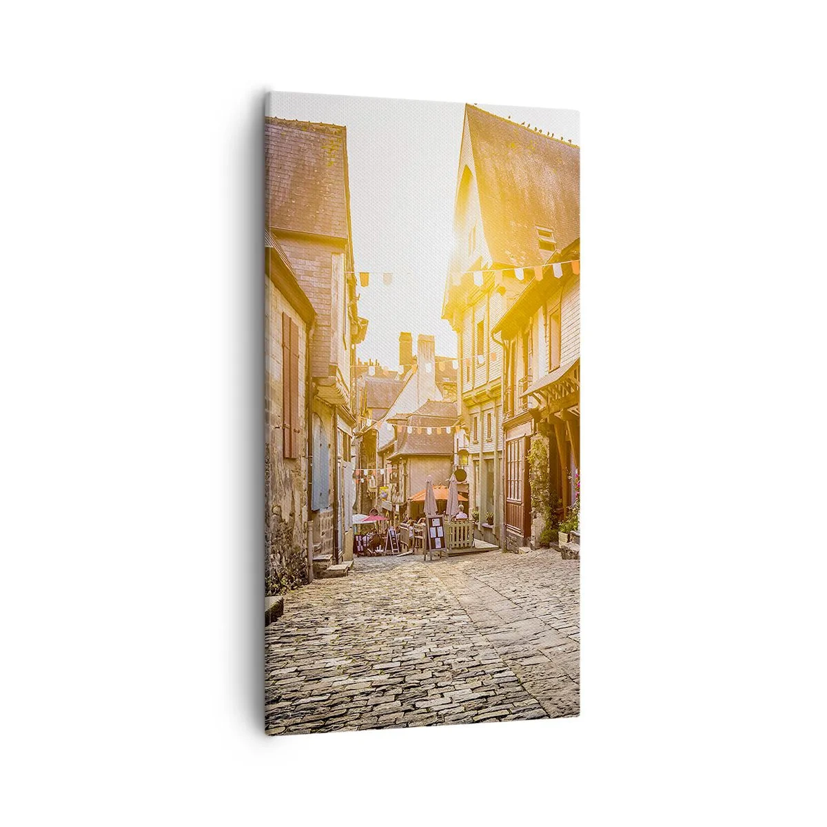 Quadro em tela - O espírito branco da cidade - 55x100 cm