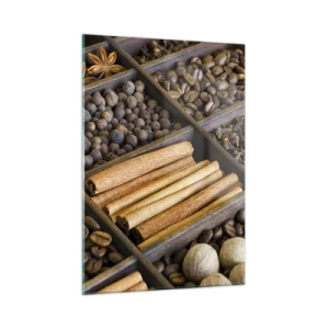 Quadro em vidro - Um tesouro de aromas - 50x70 cm