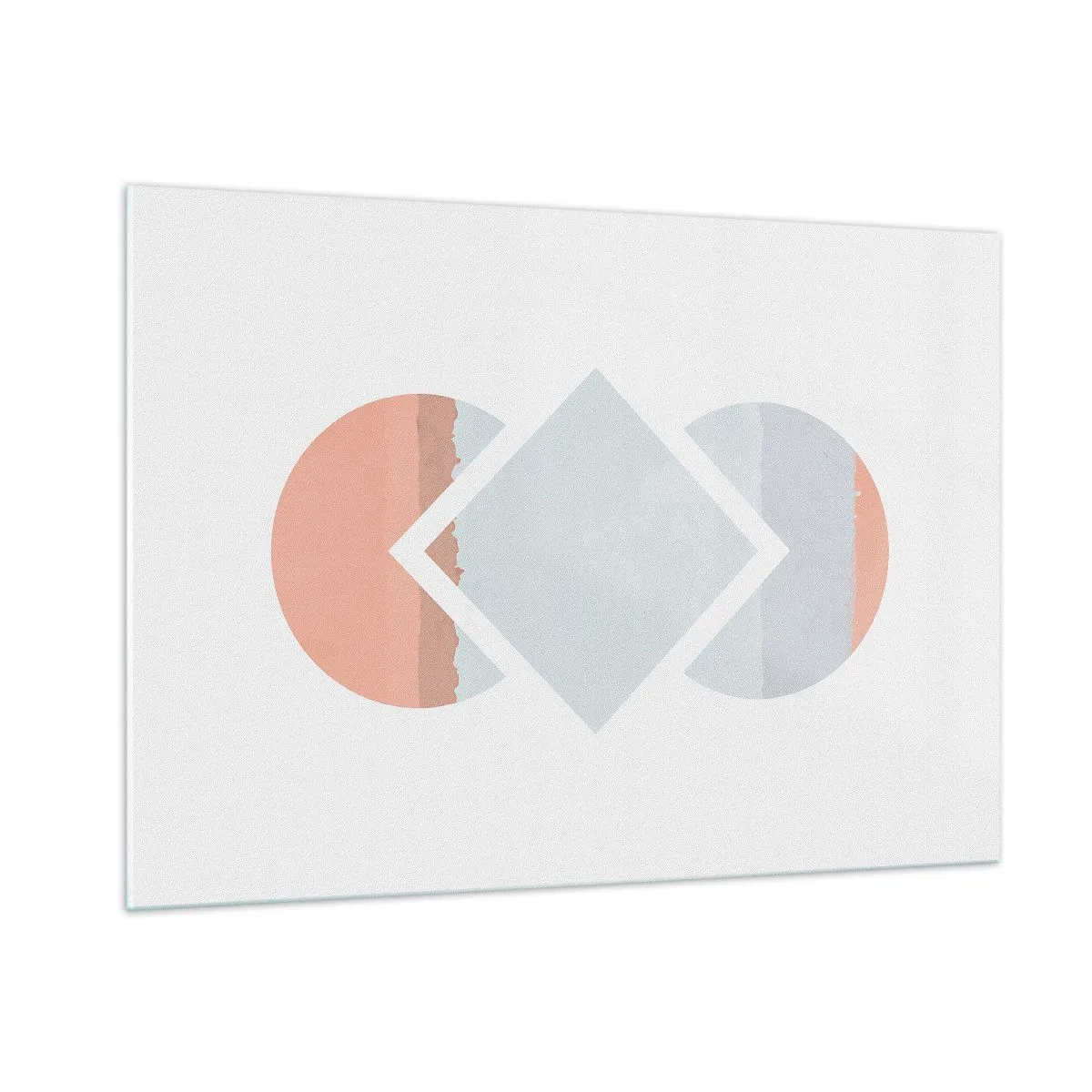 Quadro em vidro - A situação é clara - 100x70 cm