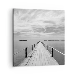 Quadro em tela - Talvez uma viagem... - 60x60 cm