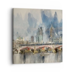 Quadro em tela - Londres em toda a sua glória - 30x30 cm