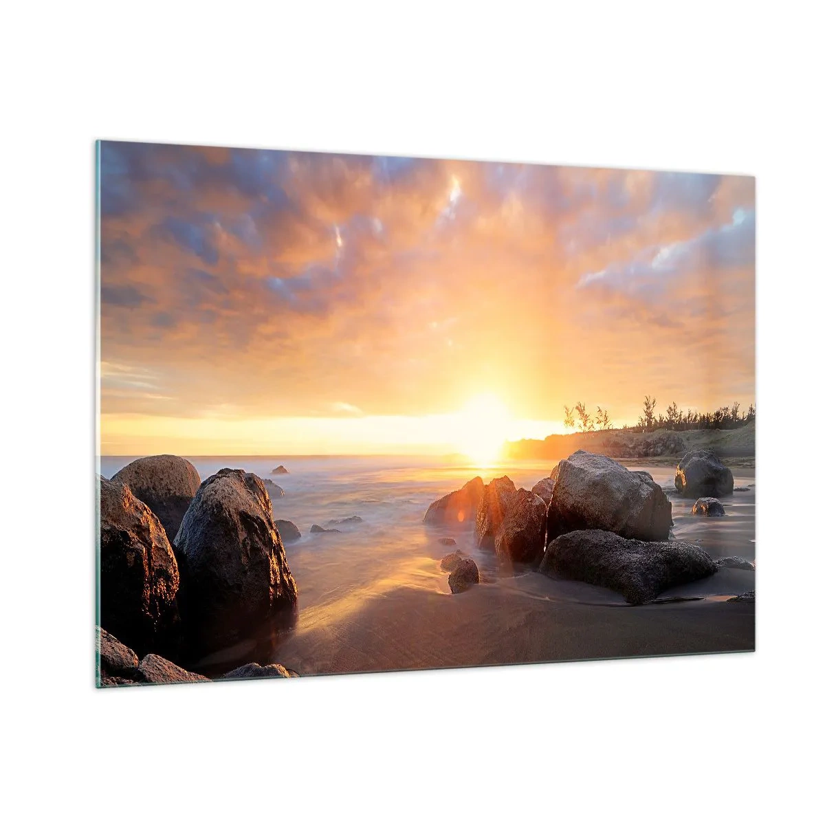 Quadro em vidro - A brisa luminosa da noite - 100x70 cm