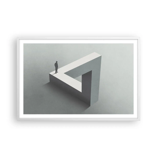 Pôster em moldura branca - Mas é possível - 91x61 cm