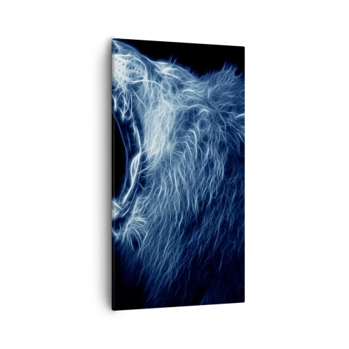 Quadro em tela - A ira feroz do rei - 55x100 cm